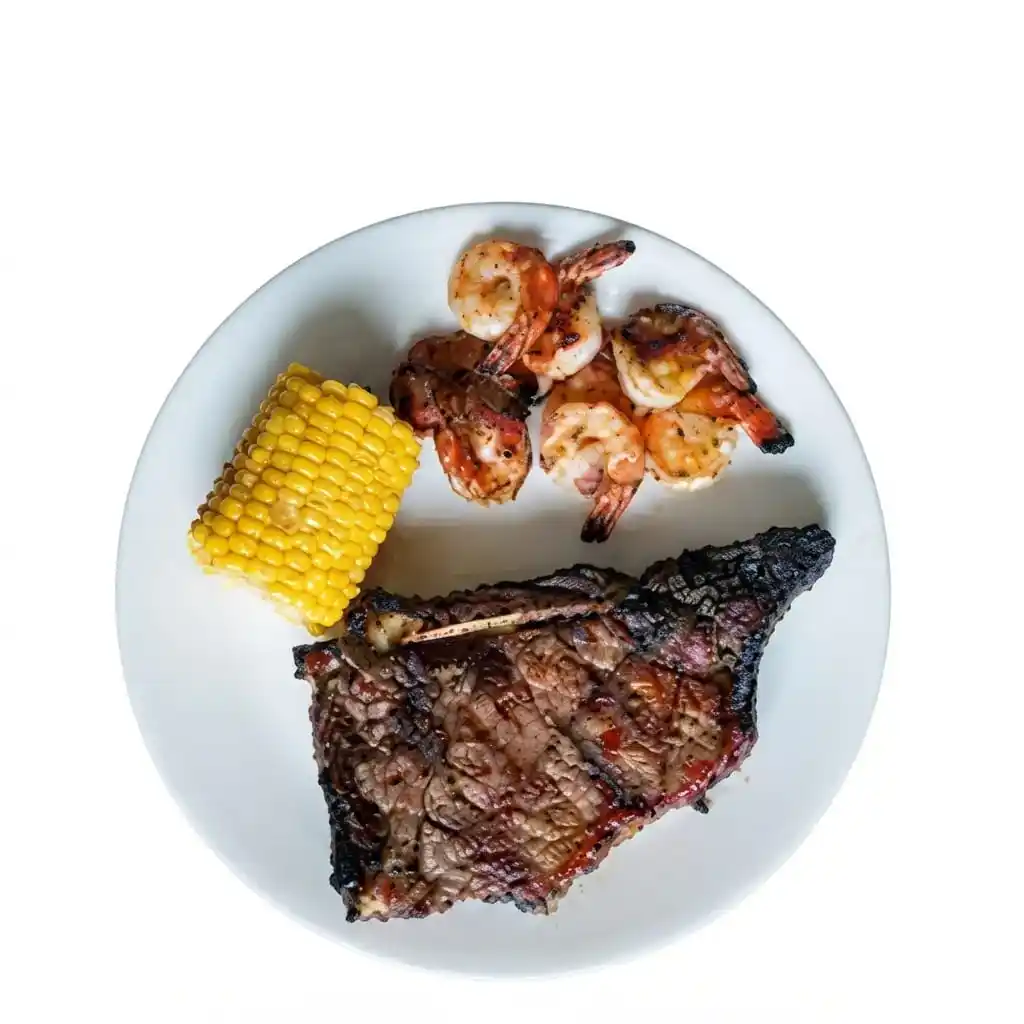 10oz Ribeye Grilled Shrimp