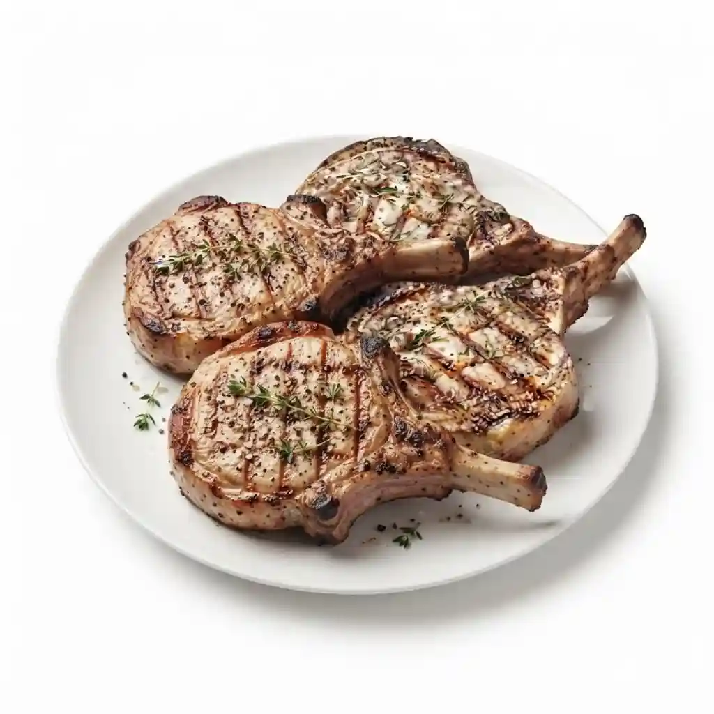 Grilled Bone‑in Pork Chop